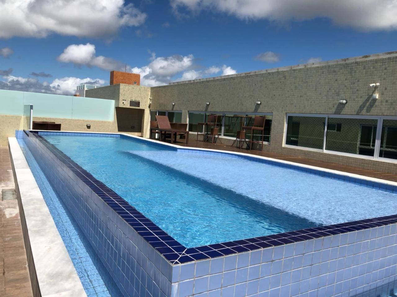 Apartamento Flat 202 Com Vista Parcial Do Mar De Intermares Cabedelo Exterior foto